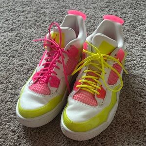 kids size 7 adult size 8 1/2 lemon venom jordan 4 (2020)